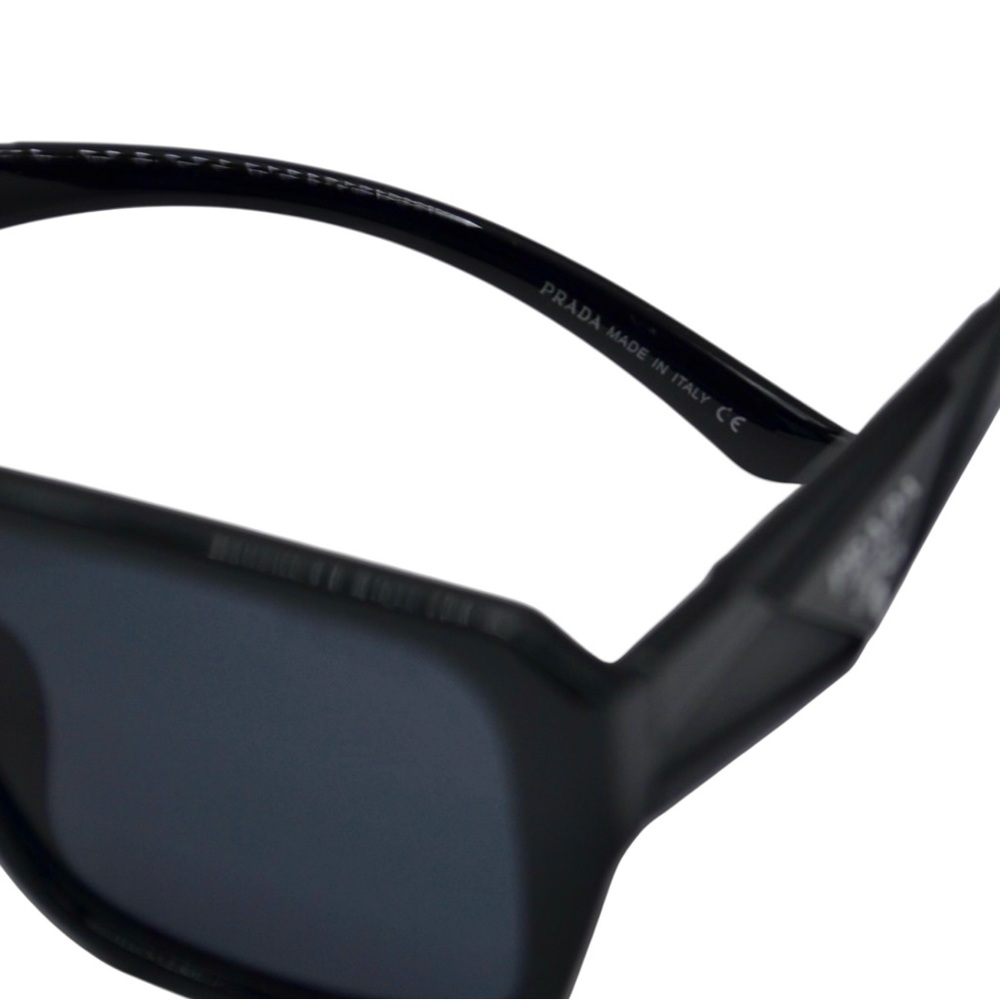 Prada Women’s Sunglasses | Black Frame | Gray Lenses | 55-20-144 | Italy - Picture 13 of 13